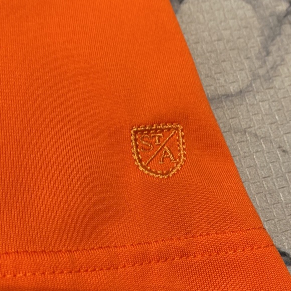 ST Andrews Bright (Neon) Striped S/S Golf Polo! Like NEW!๐๏ธโโ๏ธโณ๏ธ๐ฅ๐, Big Small - Picture 4 of 12